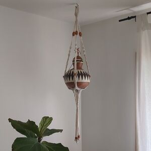 Handcrafted Macrame Hanging Planter